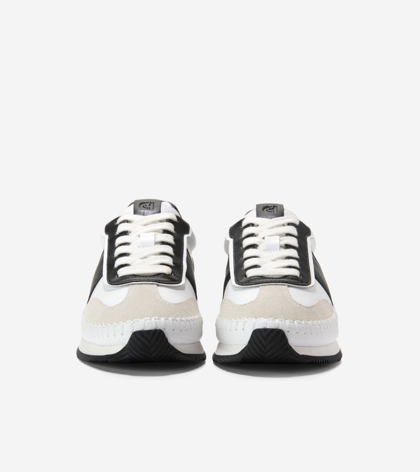 W33645:WHITE/BLACK/SILVER BICH SUEDE/BLACK-WHITE