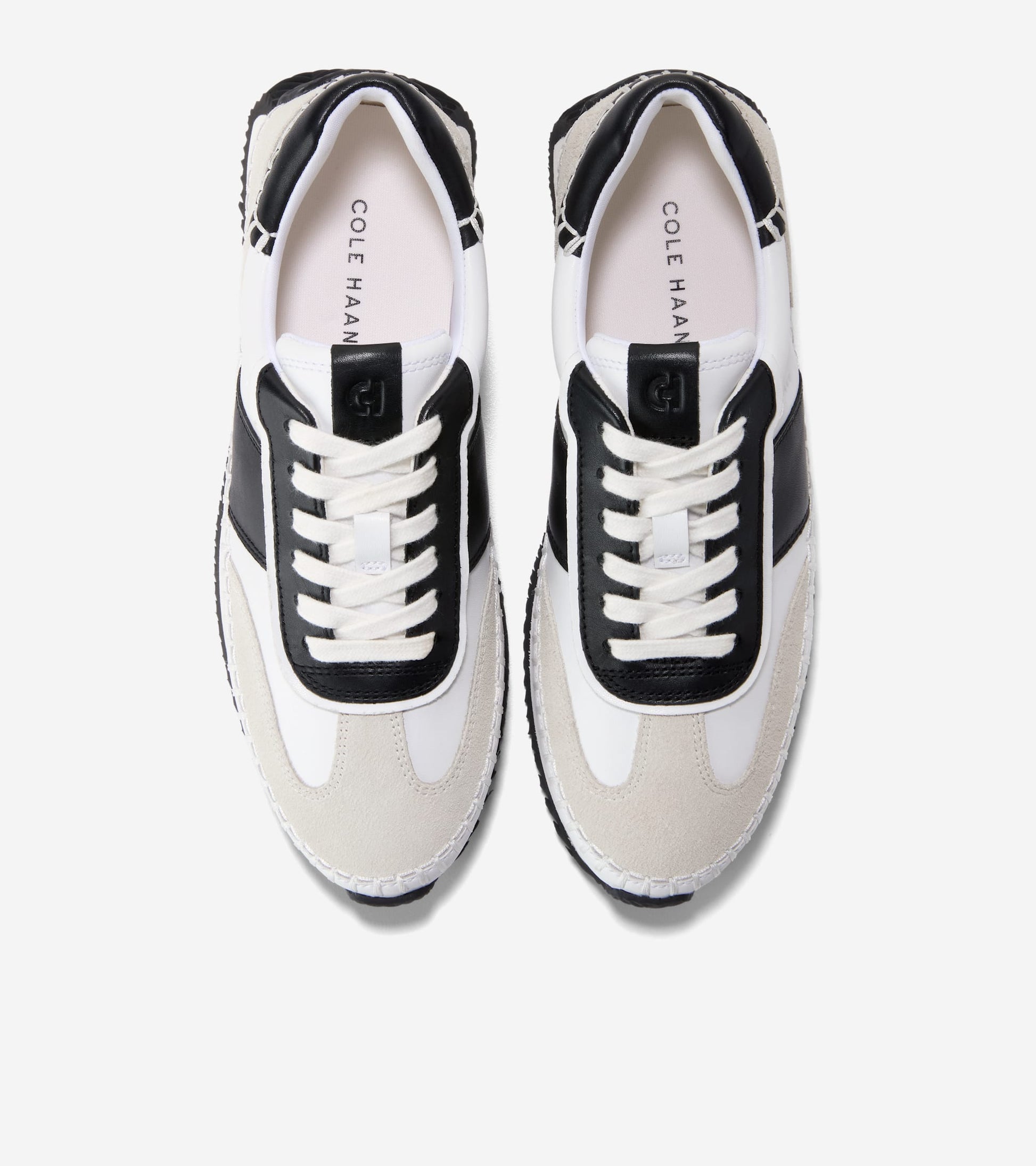 W33645:WHITE/BLACK/SILVER BICH SUEDE/BLACK-WHITE